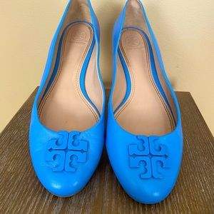 Tory Burch Electric Blue Flats